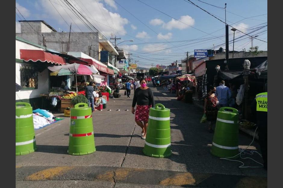 El mercado permanecerá cerrado durante al menos una semana. explicó la comuna de Mixco. (Foto: Municipalidad de Mixco)