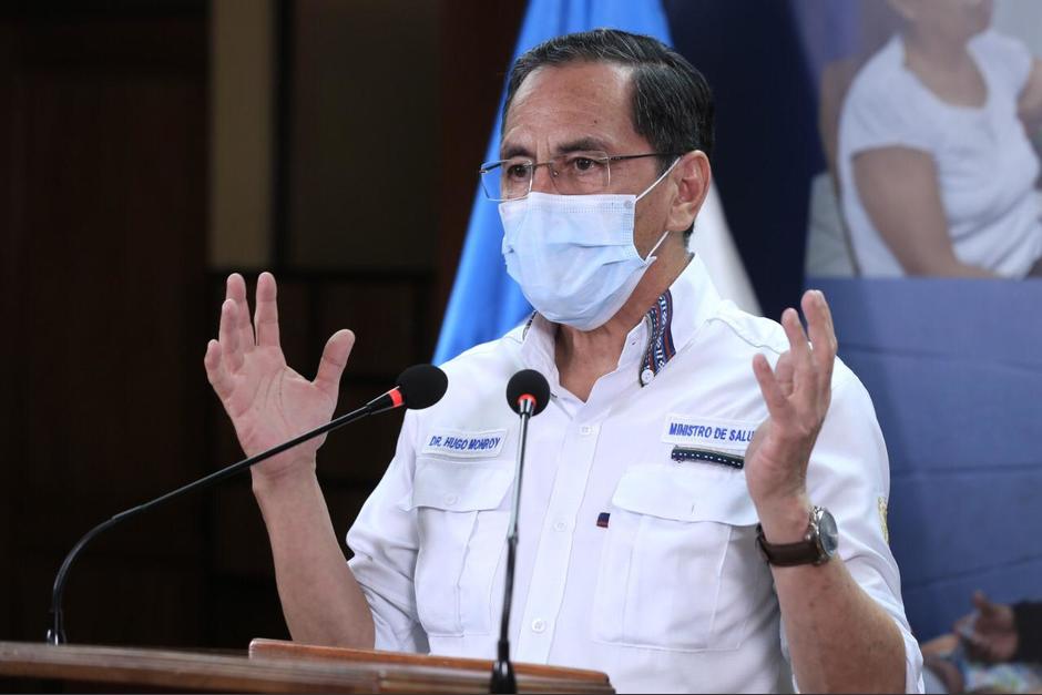 El ministro de Salud confirmó la muerte de cuatro personas este martes. (Foto: Gobierno de Guatemala)
