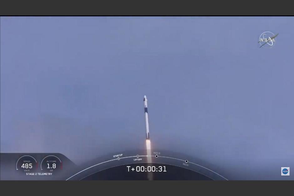 Finalmente este sábado 30 de mayo&nbsp;despegó el cohete SpaceX con dos astronautas a bordo. (Foto: AFP)&nbsp;
