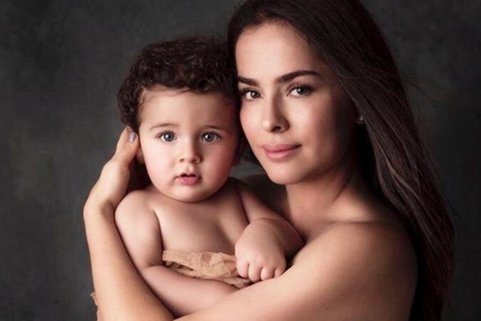 Danna García compartió el momento en el que se reencontró con su hijo. (Foto: Instagram)