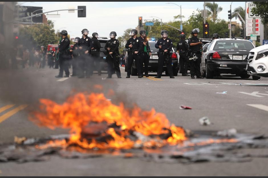 El país enfrenta una serie de protestas por el asesinato de un afroamericano. (Foto: AFP)&nbsp;