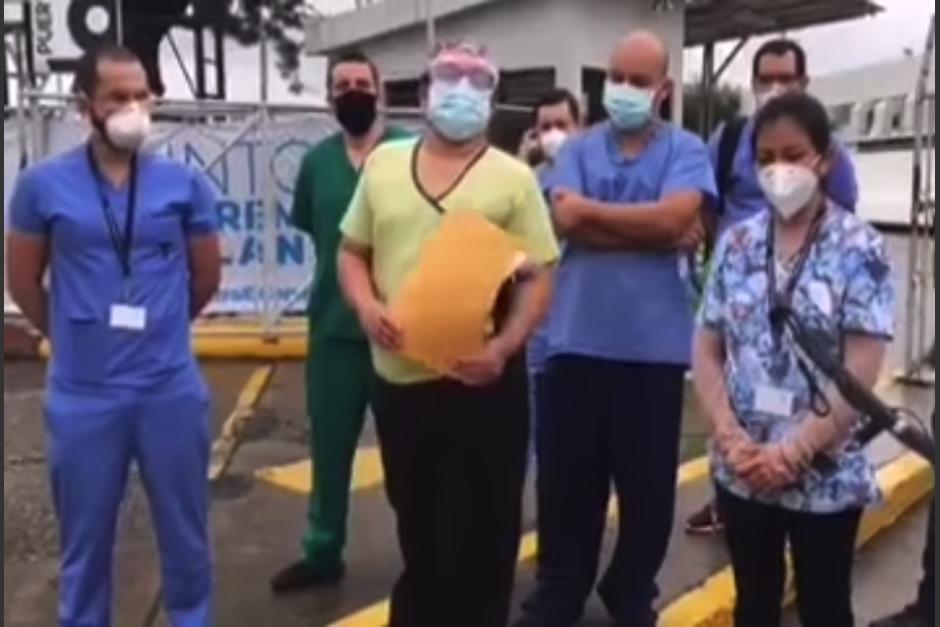 Médicos del hospital temporal del Parque de la Industria emplazaron al Ministerio de Salud. (Foto: Captura de Pantalla)