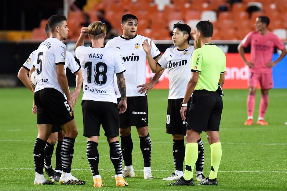 El Real Madrid no pudo vencer al Valencia. (Foto: AFP)