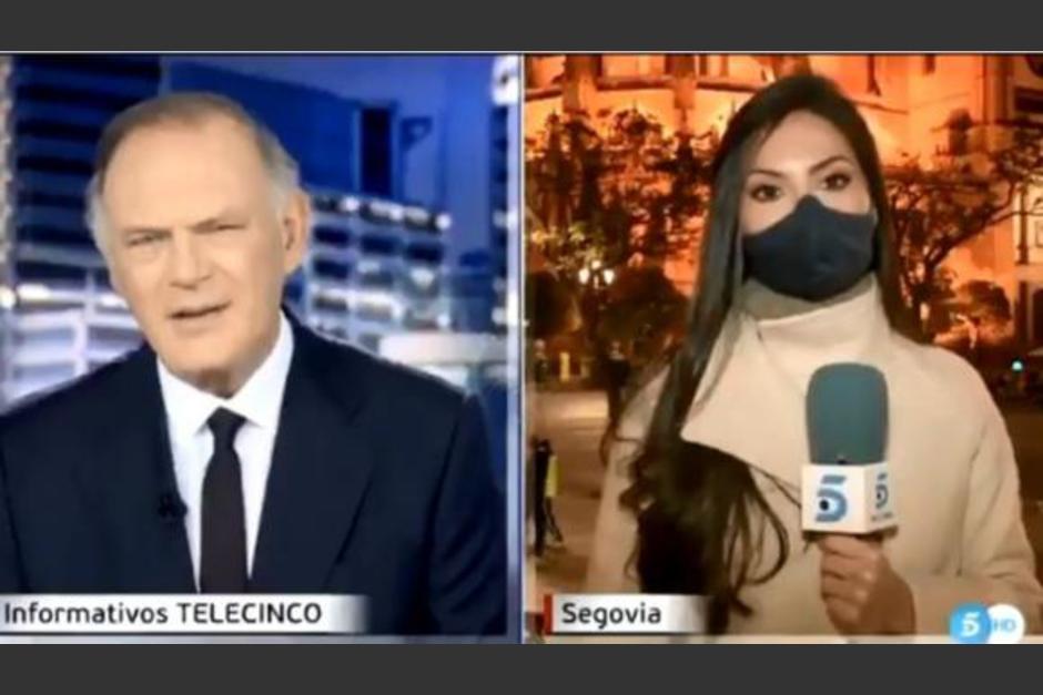 Mientras hablaba sobre la reapertura en España, la reportera abandonó la transmisión de forma repentina. (Foto: El Comercio)