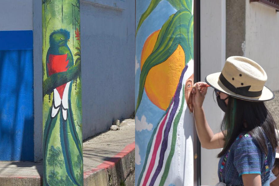 El arte se respira en la ciudad de Comalapa. (Fotos TV Florencia Comalapa)