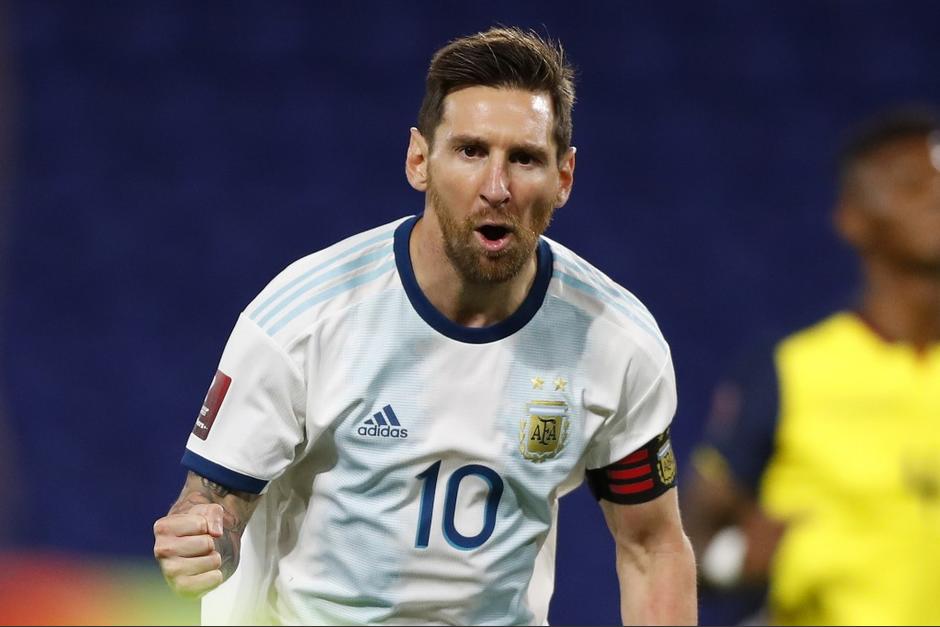 Lionel Messi marcó frente a Ecuador en el inicio de la Eliminatorias rumbo a Qatar 2022. (Foto: AFP)
