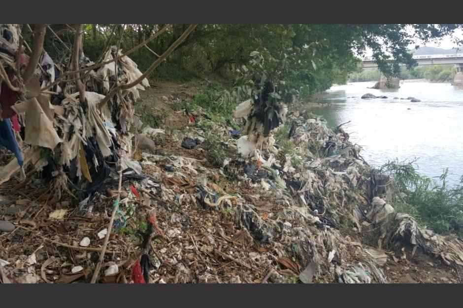 La contaminación del río Motagua es un problema que viene de años atrás y no se ha solucionado. (Foto: Archivo/Soy502)