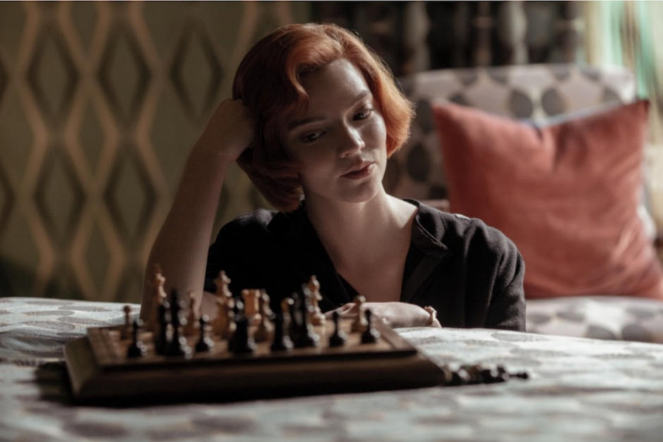 Gambito de dama, es la miniserie qdedicada al ajedrez. (Foto: Netflix)