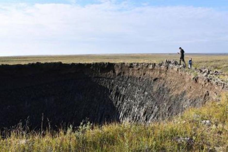 Este cráter es uno de los nueve descubiertos en la región de Tundra. (Foto: Evgeny Chuvlin)