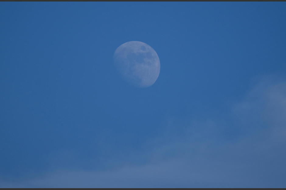 La luna está en fase creciente y el jueves 1 de octubre estará completamente llena y se volverá a brillar el 31 de octubre. (Foto: Fredy Hernández/Soy502)