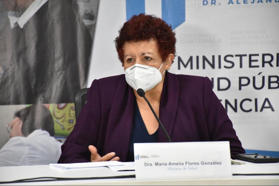La ministra de Salud, Amelia Flores, anunció el inicio de la segunda fase de vacunación. (Foto: Archivo/Soy502)