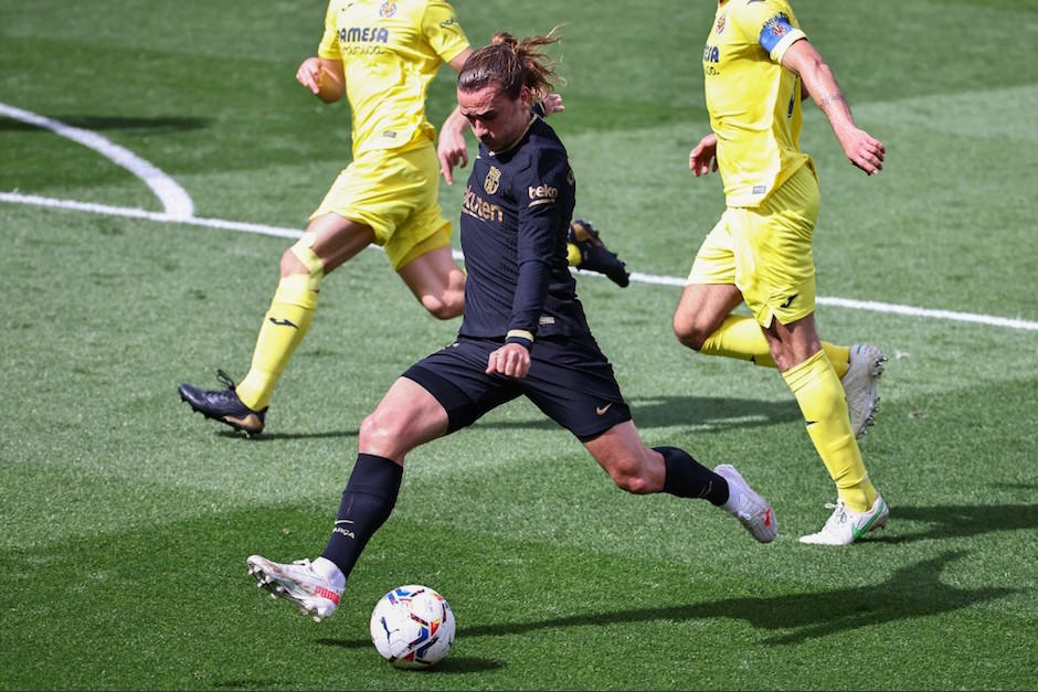 Griezmann marcó dos goles ante el Villarreal. (Foto: AFP)