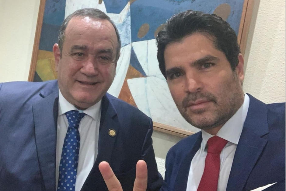 El actor mexicano, Eduardo Verástegui, sostuvo una reunión con el presidente Alejandro Giammattei. (Foto: Eduardo Verástegui/Instagram)