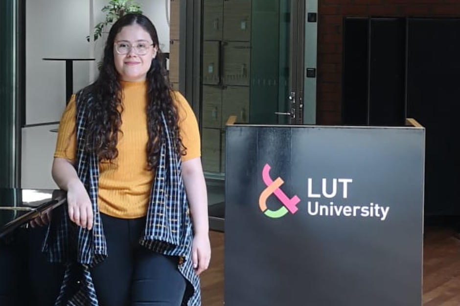 La guatemalteca trabaja y estudia en LUT University en Finlandia. (Foto: Sofía Ramos)