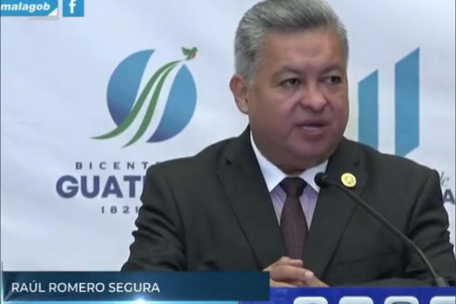 Después de un escándalo sexual, el ministro de Desarrollo, Raúl Romero, reapareció en conferencia de prensa. (Foto: Canal de Gobierno)