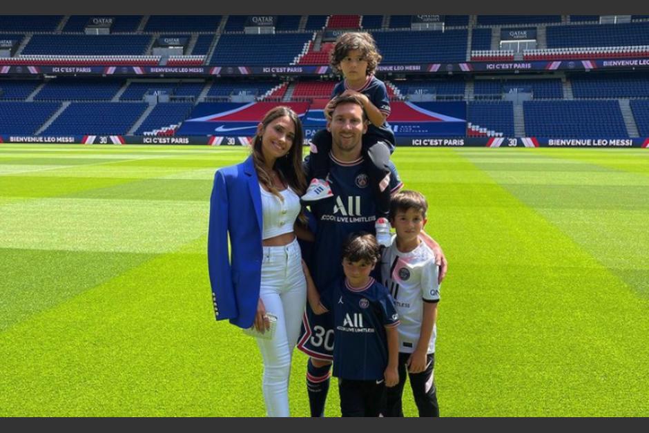 La familia Messi ahora portará los colores del PSG durante su estancia en Francia. (Foto: Instagram/Antonela Roccuzzo)