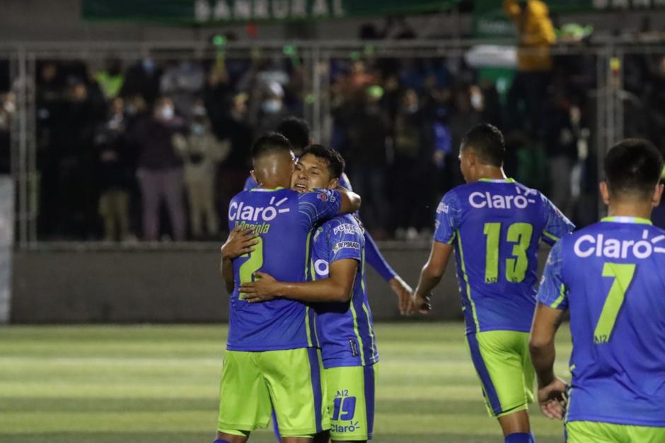 Mixco pegó primero y ganó en casa en el partido de ida contra Marquense en la gran final de la Primera División del fútbol guatemalteco. (Foto: Cindy Alonzo/Soy502)