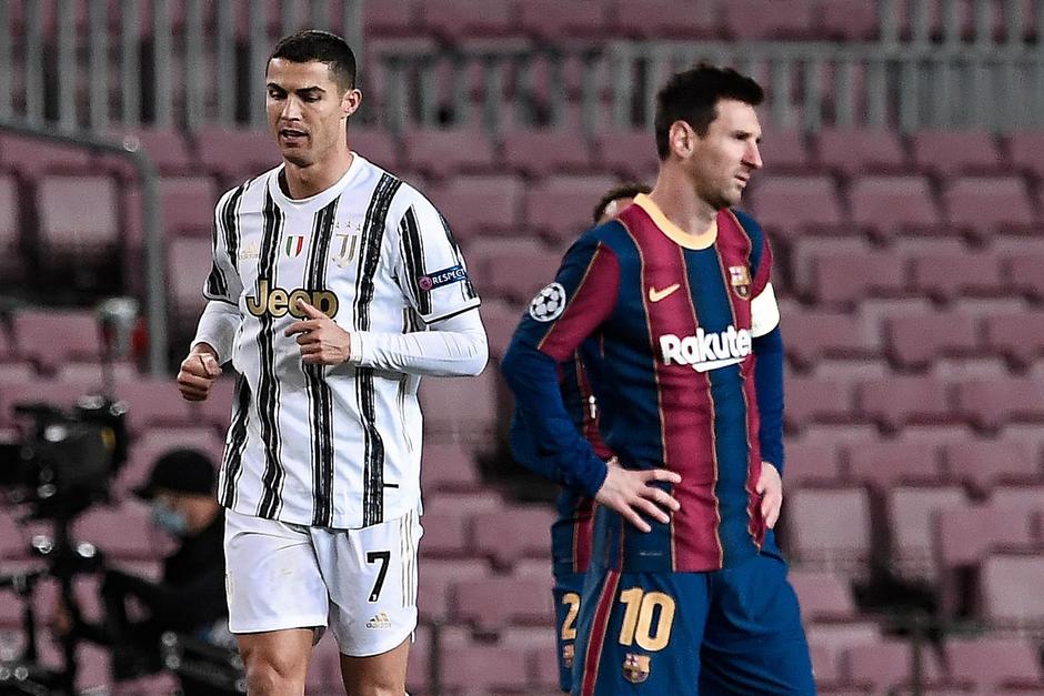 El último juego entre ambos fue en diciembre de 2020 por la fase de grupos donde Cristiano Ronaldo marcó dos de los tres goles de la victoria 3-0 de la Juventus sobre el Barcelona. (Foto: AFP)
