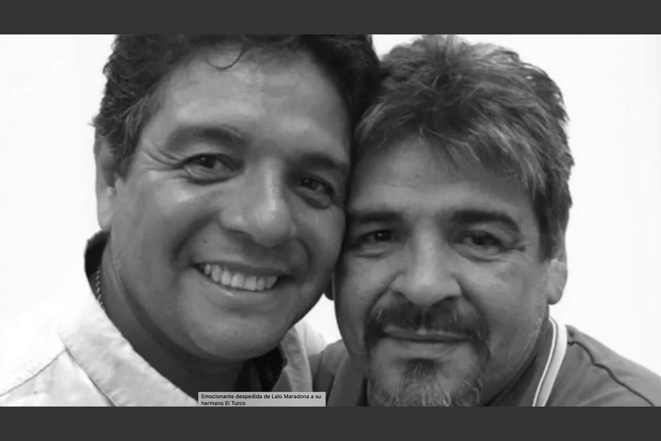 Hugo Maradona, junto a su hermano el astro del fútbol, Diego Armando Maradona. (Foto: Jornada)