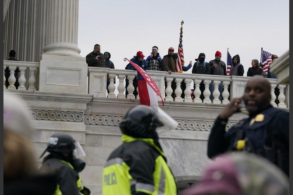 El Congreso de Estados Unidos registró disturbios este miércoles. (Foto: AFP)&nbsp;