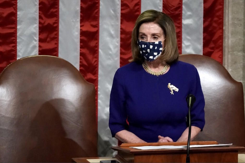 Nancy Pelosi&nbsp;pidió el jueves la destitución inmediata del mandatario Donald Trump. (Foto: AFP)