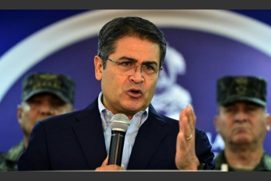 El mandatario hondureño, Juan Orlando Hernández, es fuertemente señalado por sus nexos con el narcotráfico. (Foto: AFP)