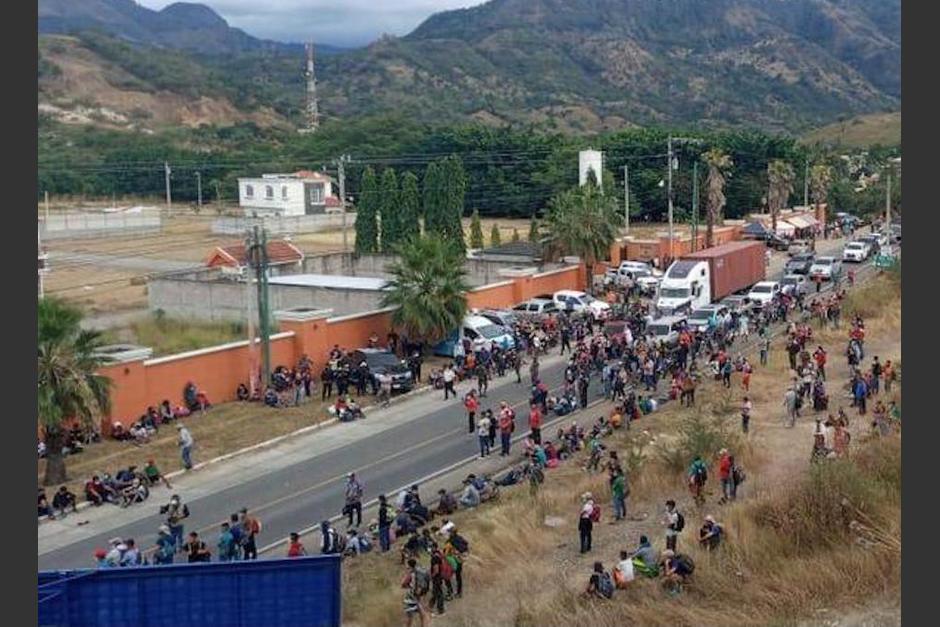 Según Migración, más de 6 mil hondureños ingresaron de forma ilegal a Guatemala, entre el viernes y este sábado. (Foto: Instituto Guatemalteco de Migración)