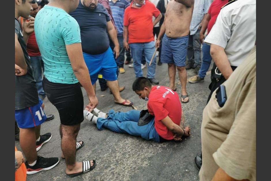 El hondureño detenido ingresó al país de forma ilegal. (Foto: PNC)