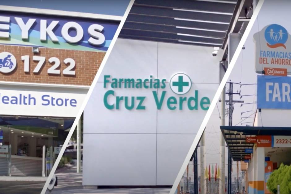 Tres grandes cadenas de farmacias se unieron por la salud y el bienestar de los guatemaltecos. (Fotografía: Facebook: Meykos)