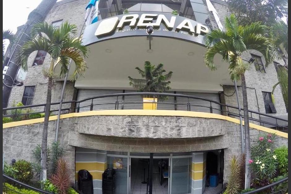 La sede central del RENAP permanecerá cerrada a partir del 22 de enero debido a casos de Covid-19 en la entidad. (Foto: RENAP)