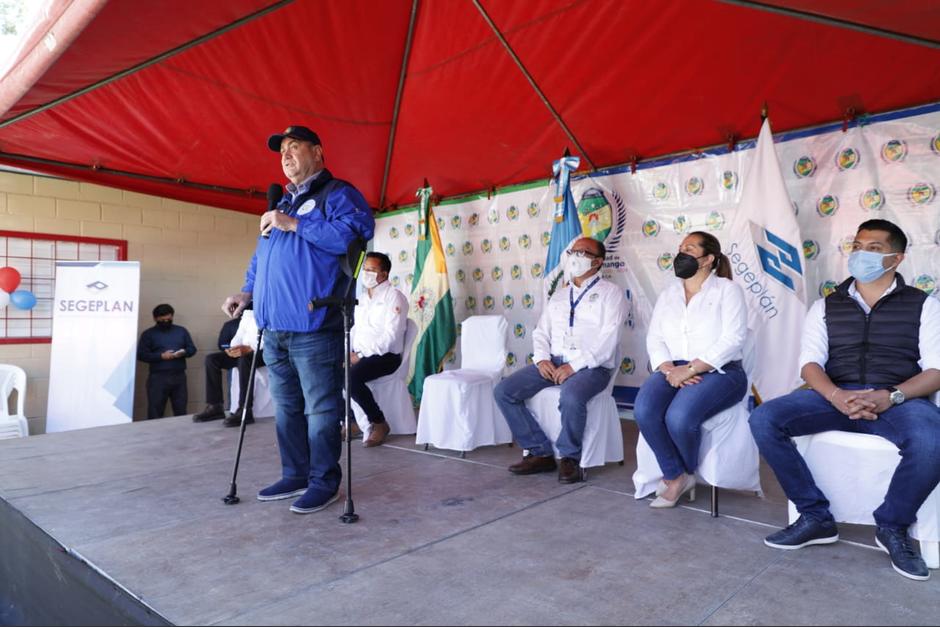 El presidente Alejandro Giammattei realizó una visita a Huehuetenango y San Marcos. (Foto: Presidencia)
