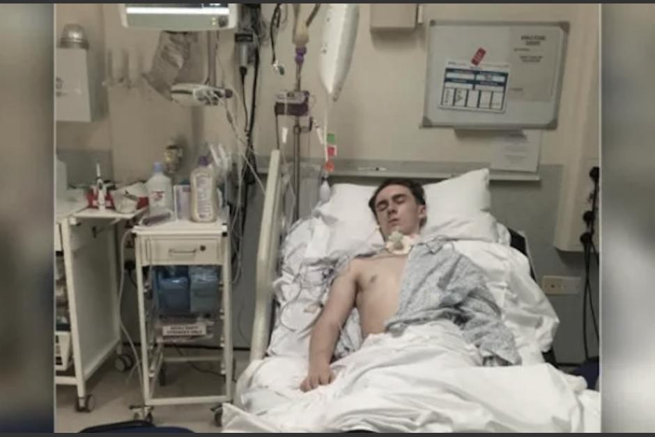 El joven británico despertó luego de 10 meses de estar en coma. (Foto: Captura de pantalla)