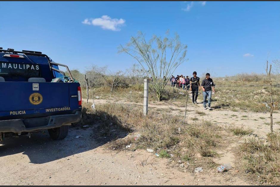 Las autoridades de Tamaulipas encontraron al grupo de centroamericanos en su ruta hacia Estados Unidos. (Foto: FGJ)