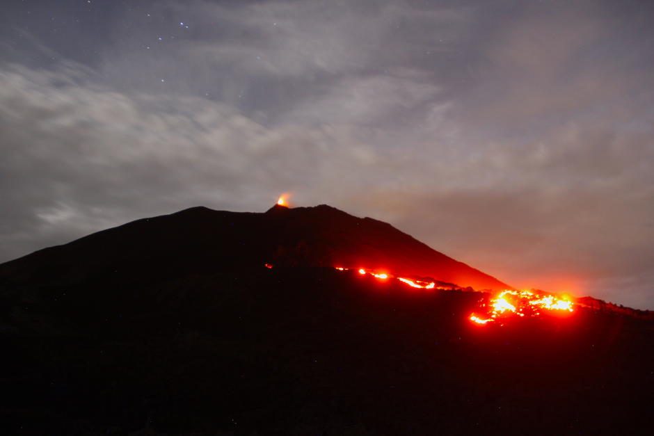 El Volcán de Pacaya ha incrementado su actividad en las últimas horas. (Foto: Fredy Hernández/Soy502)