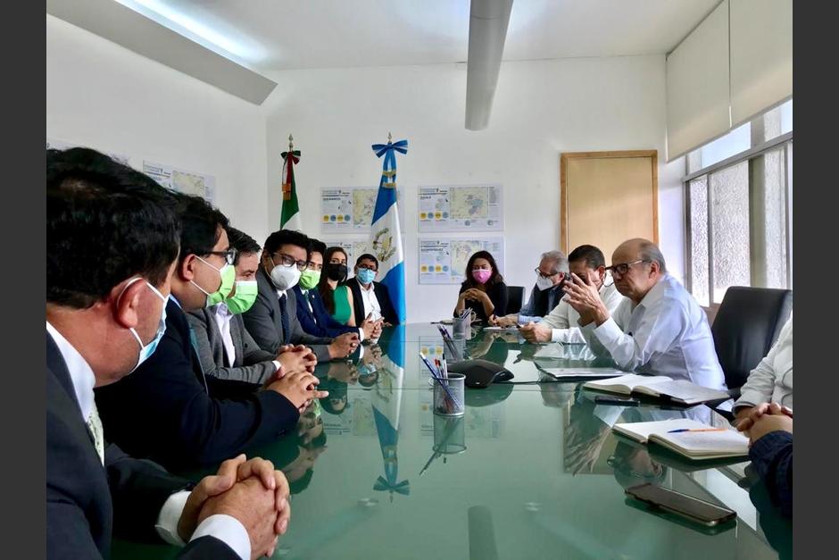 Los diputados se reunieron con el embajador de México previo a la visita a Tamaulipas. (Foto: Bancada UNE)