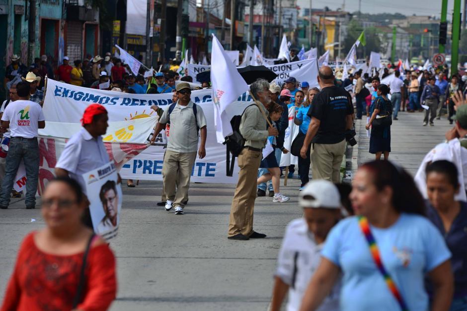 La protesta de Codeca saldrá de cuatro puntos de la ciudad capital. (Foto: Archivo/Soy502)