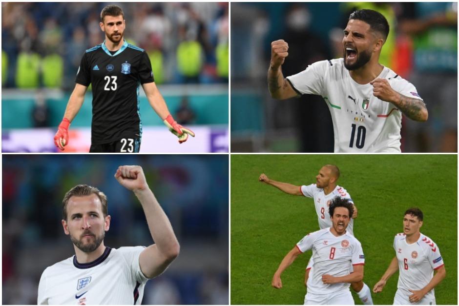 Cuatro selecciones están en la fase final de la Eurocopa, pero solo dos llegarán a la gran final. (Foto: AFP)