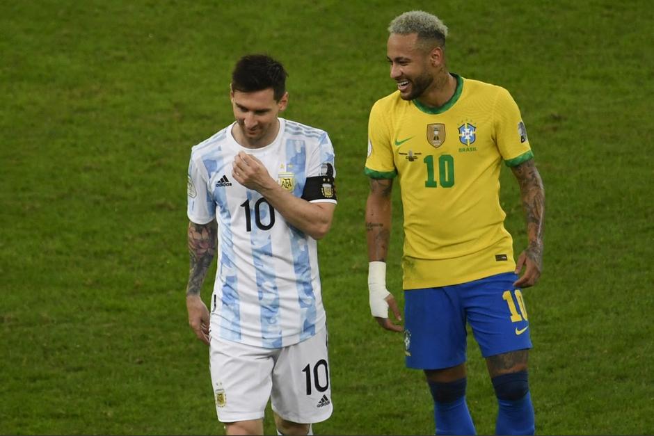 Neymar felicita con peculiar mensaje a Messi luego de Argentina ganar la Copa América. (Foto: AFP)