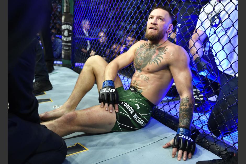 Conor McGregor sufrió una fractura en el tobillo que lo dejó fuera de la trilogía. (Foto: Getty Images)