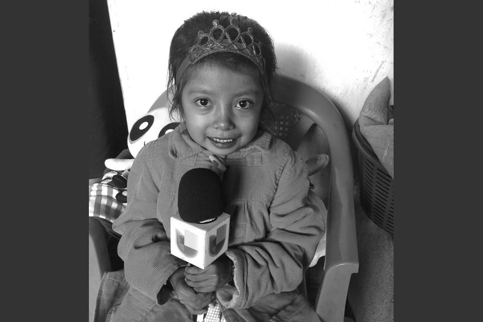 Muere la pequeña Sandy Guillén, una menor que fue rescatada del corredor seco. (Foto: Twitter/AAR)