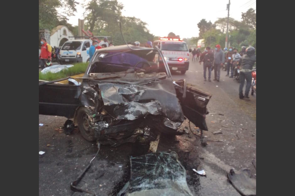 Accidente en ruta a El Salvador deja dos muertos