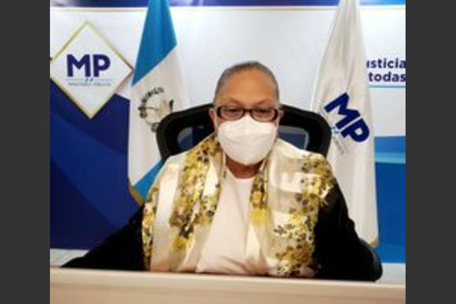 Consuelo Porras se pronunció ante la destitución de Juan Francisco Sandoval. (Foto: Ministerio Público)