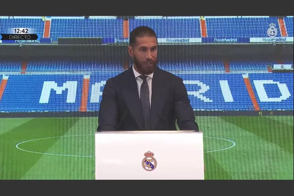 Sergio Ramos se quebró al recordar cómo llegó al Real Madrid siendo aún casi un niño. (Captura Video)