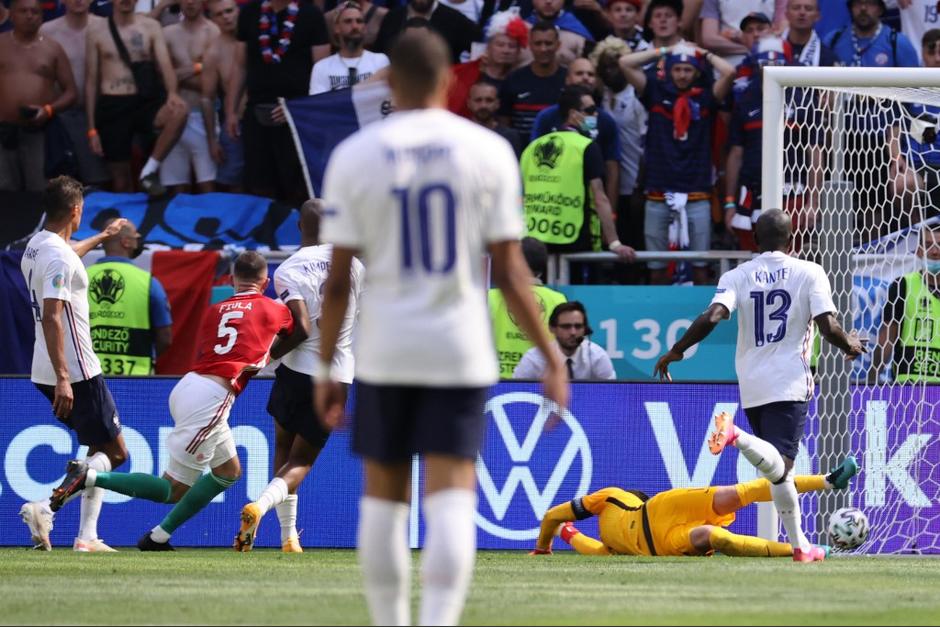 Attila Fiola anotó el primer gol del partido ante Francia, pero luego los galos empataron. (Foto: AFP)