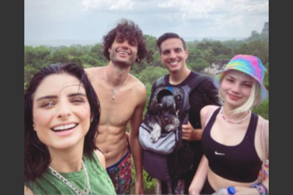Los Derbez llegaron al Parque Nacional de Tikal el pasado miércoles 23 de junio. (Foto: Instagram)