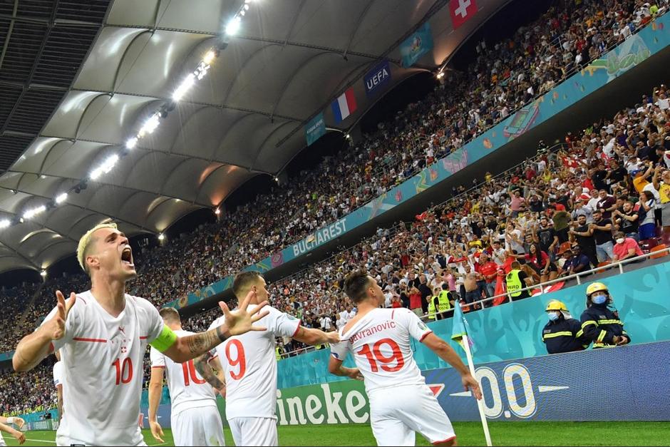 Suiza le ganó a la selección de Francia en tanda de penales. (Foto: AFP)