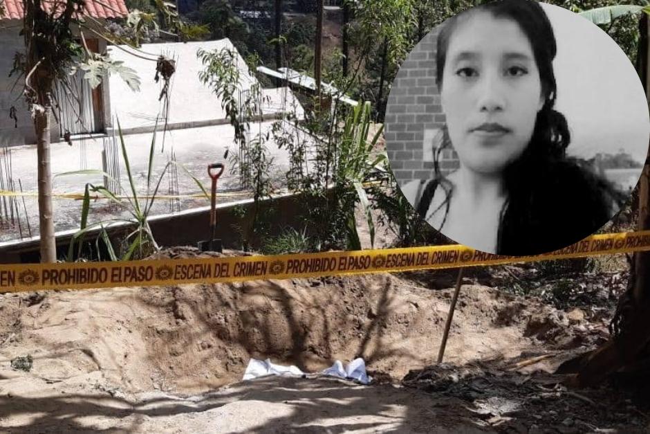 Los restos de Rosa María Salazar Vásquez serían los localizados en el patio de la casa. (Fotos: PlusTV Quiché y Boletín Alerta Isabel Claudina)&nbsp;