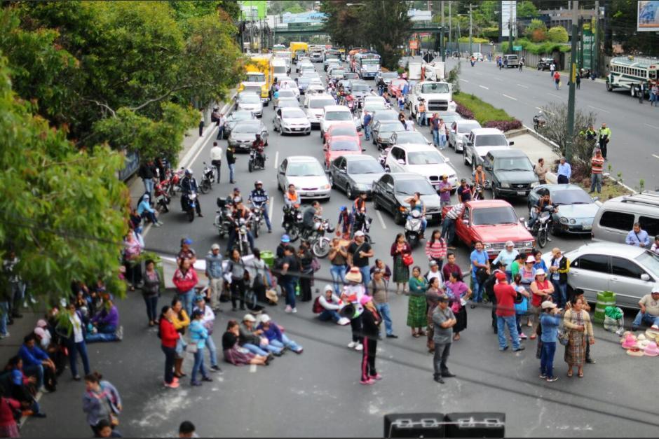 Las autoridades de tránsito se mantienen en alerta por las movilizaciones anunciadas. (Foto: Archivo/Soy502)&nbsp;