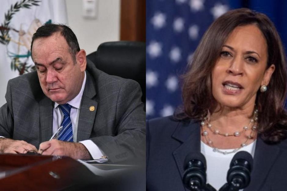 La Llamada Entre Kamala Harris Y Alejandro Giammattei 