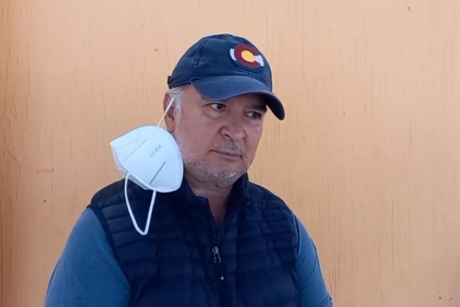 Alfonso Portillo de 69 años fue vacunado el lunes 17 de mayo. (Foto: captura de video)&nbsp;